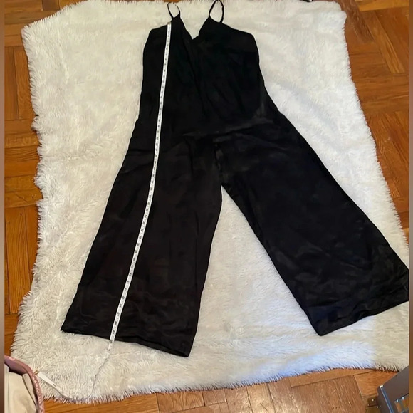 Athleta black calm cool sleep Romper Lounge pajama size XS New - Picture 14 of 15